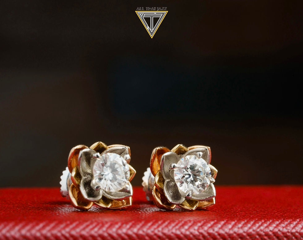 Thumbnail: Lotus Flower Earrings 