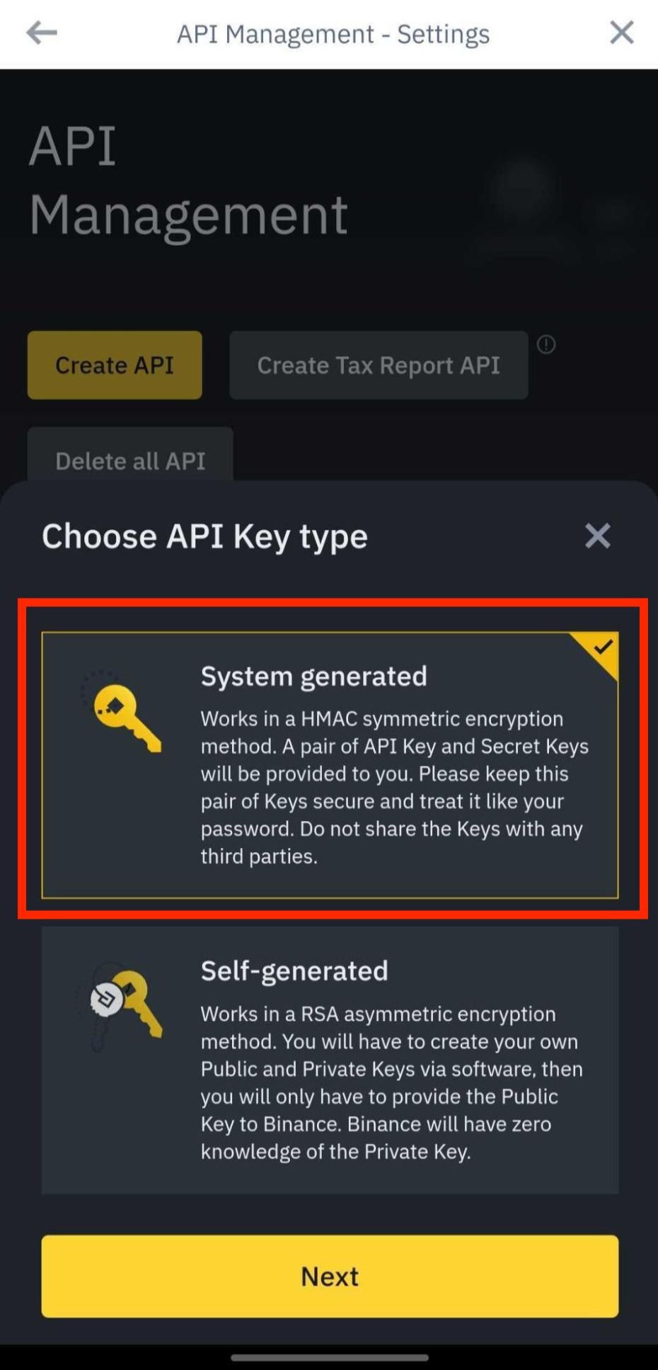 ขั้นตอนที่5 Connect Binance API กับ Khotnot