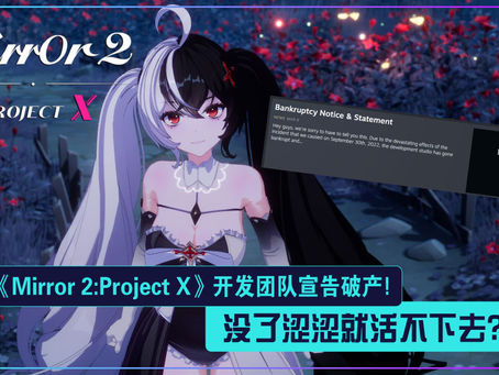 没了涩涩就活不下去？《Mirror 2:Project X》开发团队宣告破产，后续开发无限期暂停！