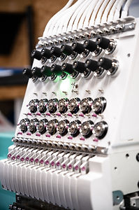 photo HDR pour machine à coudre textile