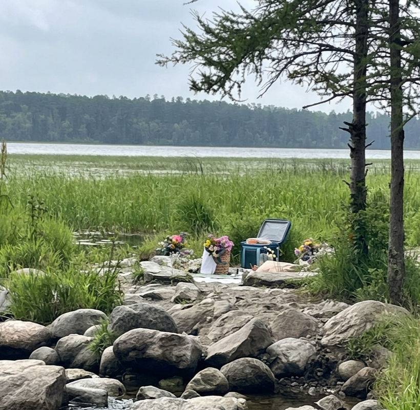 picnic at Itasca State Park