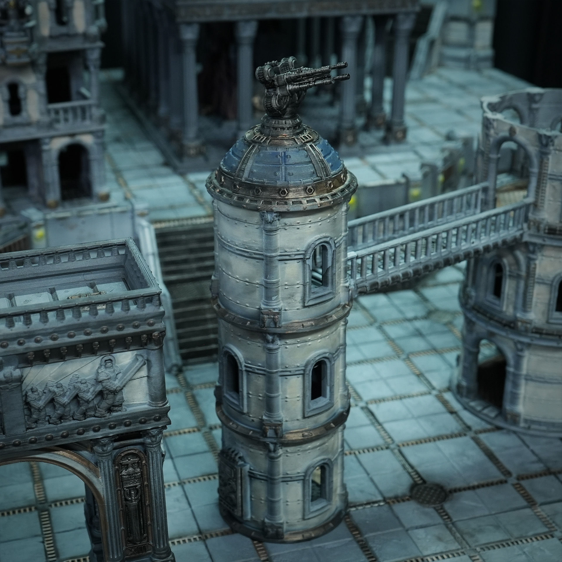 Zorpsector Rome 28mm Support Tower | 3D Printed Scatter Terrain