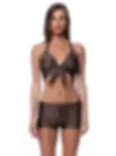 USA Made Retro Swim Short In Leopard