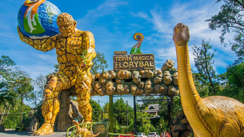 Parque Terra Mágica Florybal em Canela com cupom DSTOUR para ganhar 10% de desconto no ingresso