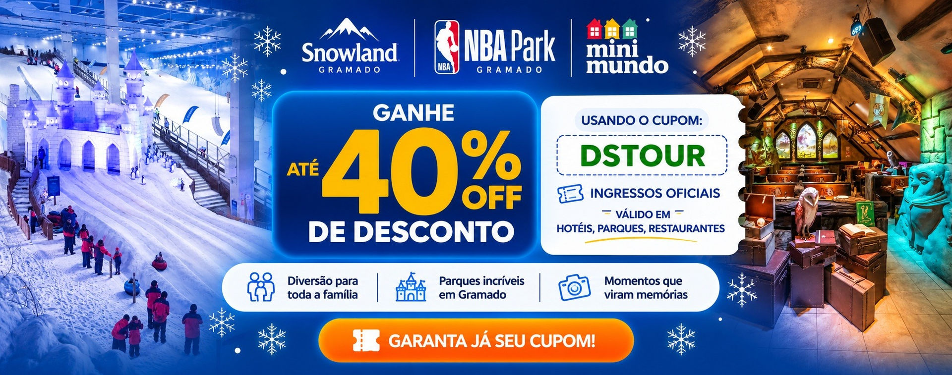 Cupom DSTOUR: garanta já seu cupom de desconto em Gramado e Canela