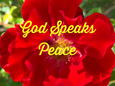 God Speaks peace