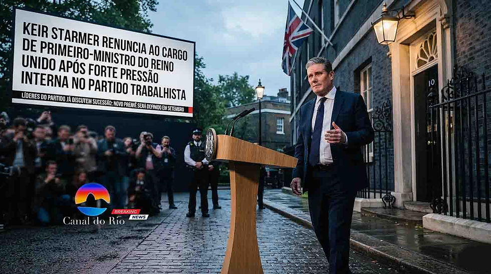 Keir Starmer renuncia ao cargo de primeiro-ministro do Reino Unido após forte pressão interna no Partido Trabalhista