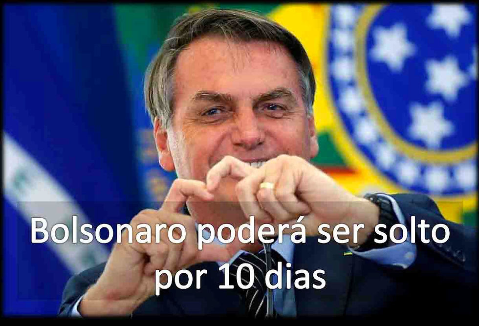 Bolsonaro poderá ser solto por 10 dias