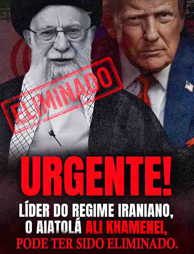 Fontes em Israel afirmam que Khamenei pode ter morrido em ataque a Teerã; Irã reage com mísseis contra Israel e tensão regional dispara.