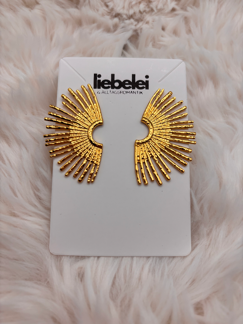 Ohrringe Sun in Gold