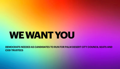 Democratic Candidates Needed