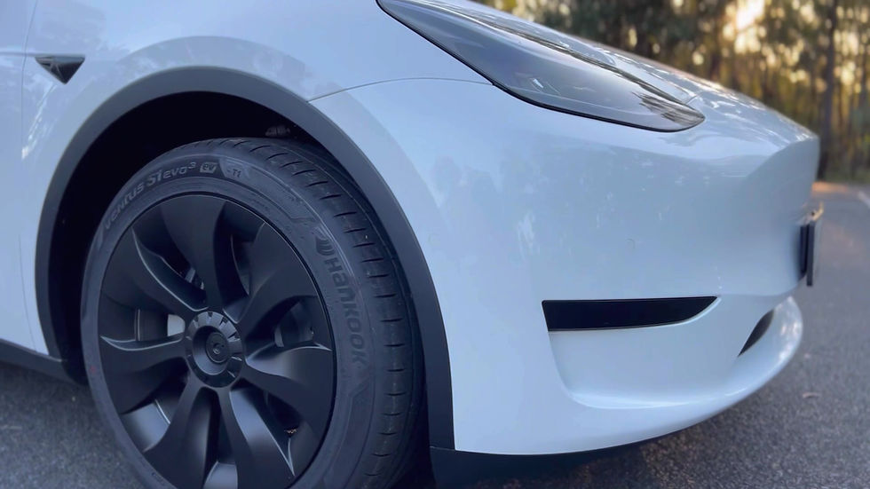 Thumbnail: New Asymmetric Überturbine Style R19 Model Y Hubcaps wheel covers
