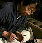 小川青峰　信楽茶碗 S141 茶碗 『信楽焼』『普門窯 小川青峰造』 抹茶碗 共箱