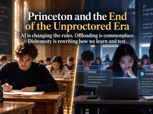 WHEN PRINCETON AFTER 133 YEARS OF THE HONOR SYSTEM ADDS PROCTORS TO STOP AI DISHONESTY, EVERY CLASSROOM SHOULD PAY ATTENTION 