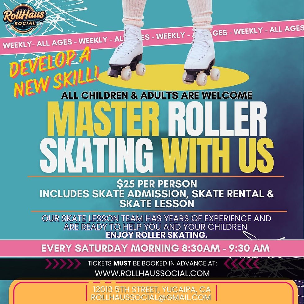 Saturday Skate Lessons