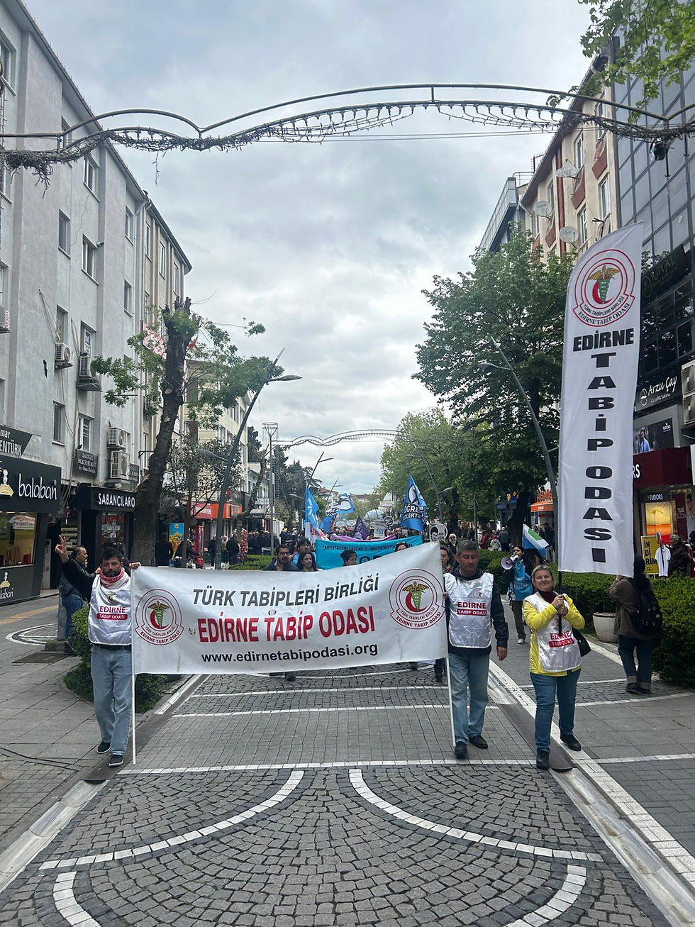 1 Mayıs'ta alanlardaydık.