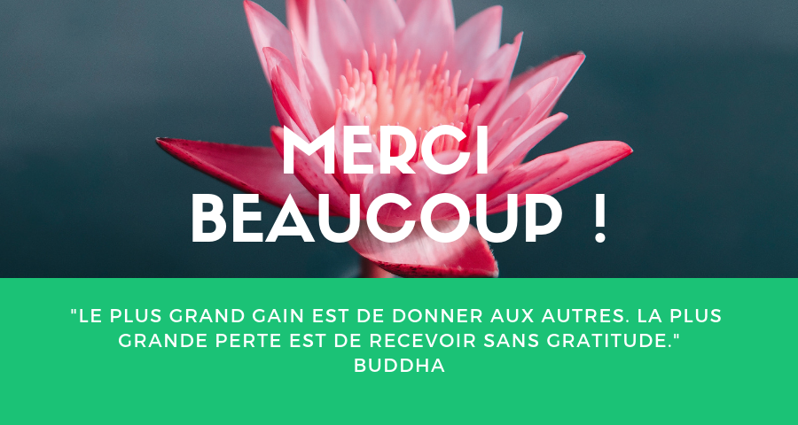 MERCI Beaucoup !