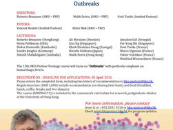 The 12th HKU-Pasteur Virology Course will focus on outbreaks (12-24 July 2015) -