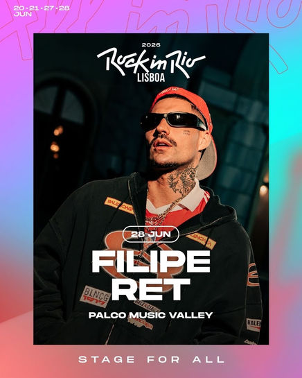 Filipe Ret estreia no Rock in Rio Lisboa 2026 como headliner