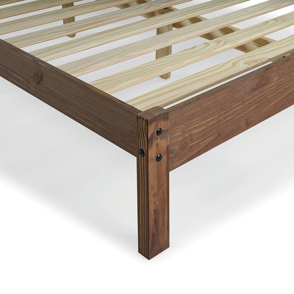 Thumbnail: Furniture of America Creswell Full Size Bed with Solid Wood in Mahogany