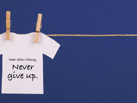 a paper T-shirt can carry a heavyweight message. Keep going!