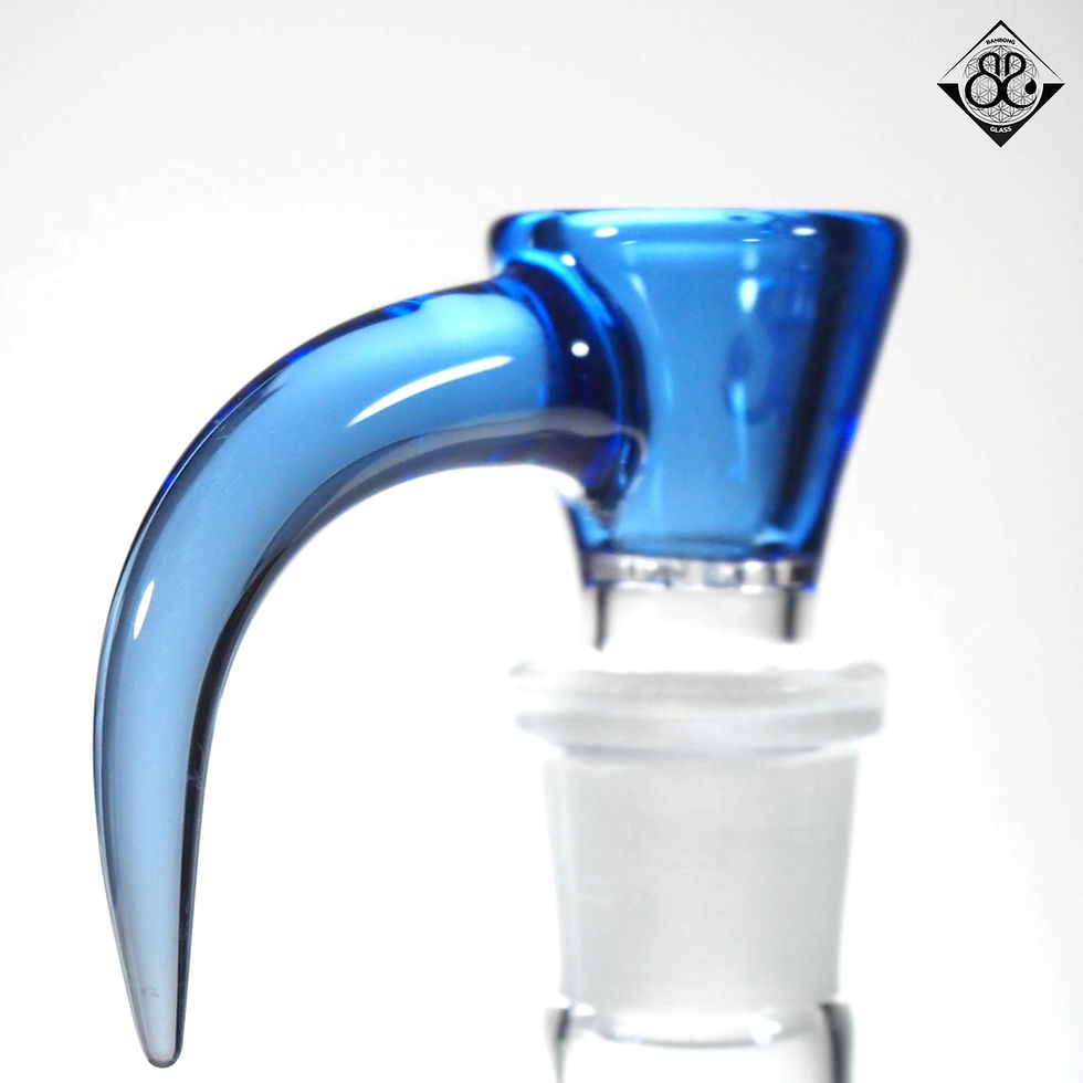 Thumbnail: 18mm 4 Holes Blue Horn Bowl