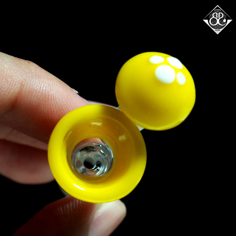 ภาพขนาดย่อ: 14mm Slide Single Mushroom Yellow Canary