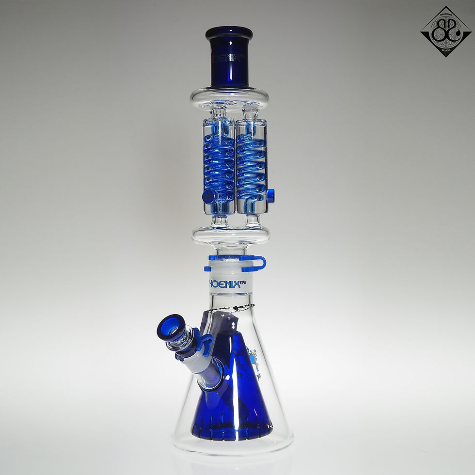 Thumbnail: บ้องแก้ว | 16inches PHX Triple Glycerin Coil Double Function Beaker