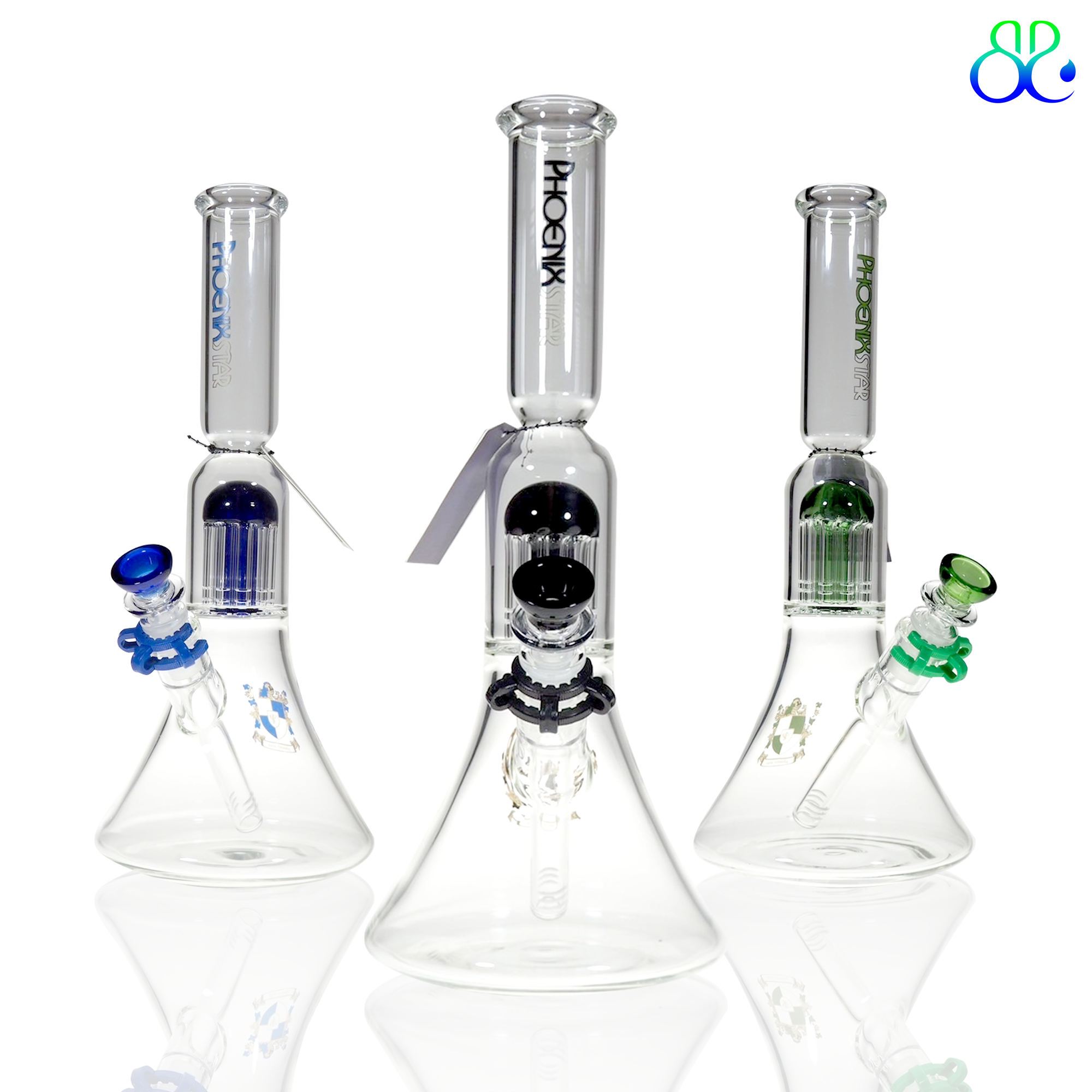 บ้องแก้ว |PHX 13Inches 10arms Perc Beaker