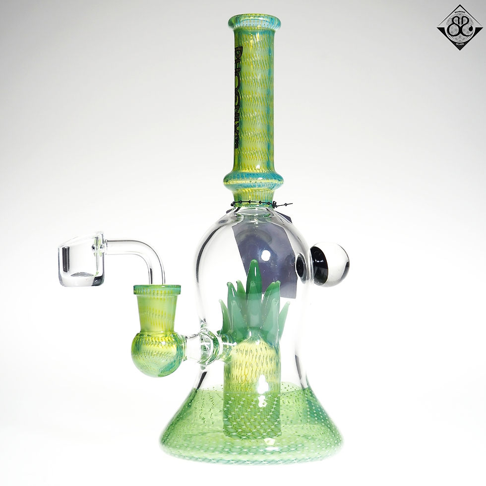 Thumbnail: บ้องแก้ว | PHX 8.8Inches Pineapple Perc Dab Rig