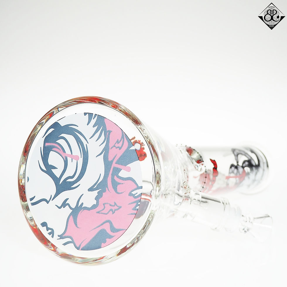 ภาพขนาดย่อ: บ้องแก้ว | PHX 14Inches Blood Skull Decal Beaker