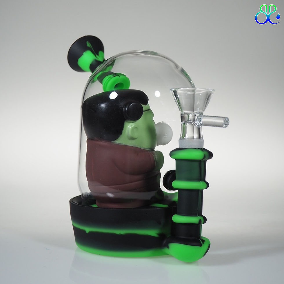 ภาพขนาดย่อ: 4.8 Inches Frankenstein Silicone+ Glass mini Bong