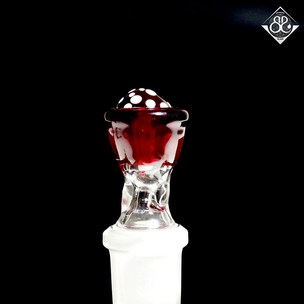 ภาพขนาดย่อ: 14mm Slide Single Mushroom Red Elvis