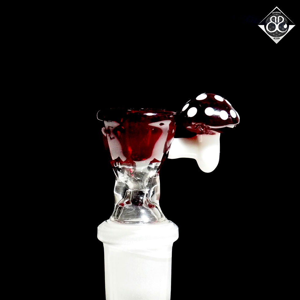 ภาพขนาดย่อ: 14mm Slide Single Mushroom Red Elvis