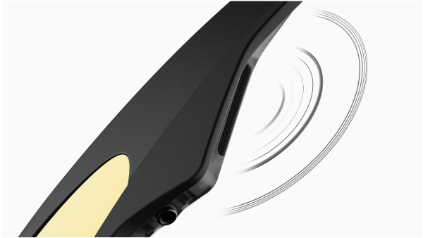 Close up picture of Oakley Meta Vanguard speakers