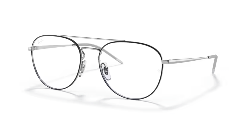 Ray-Ban 2983 - Black on silver frames from Solent Spectacles, Southampton