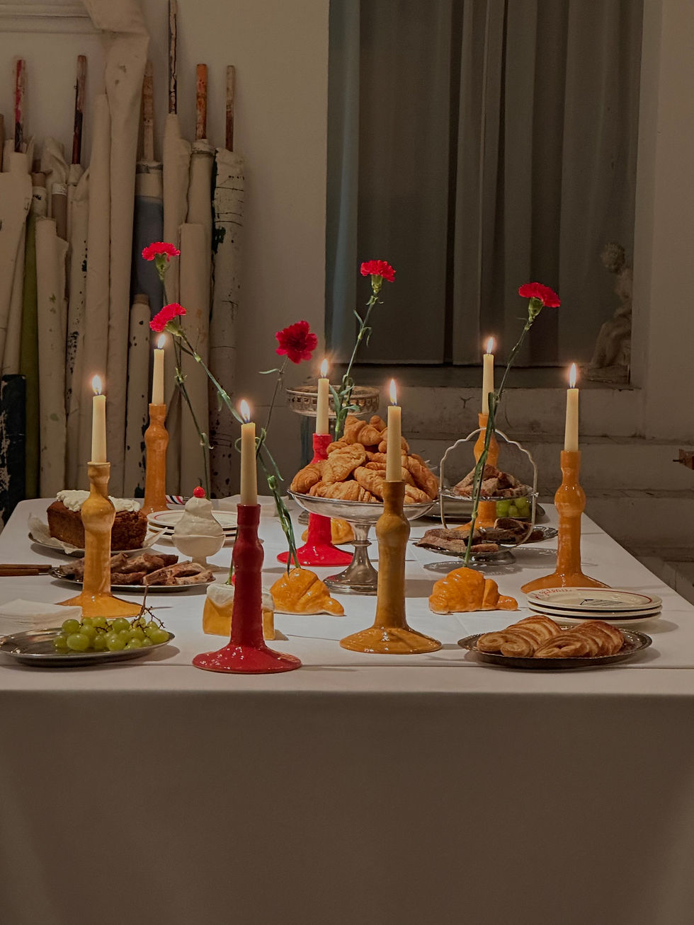 Miniatura: Candle Holder. Soft Orange