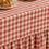 Miniatura: Tablecloth Vichy Red & White