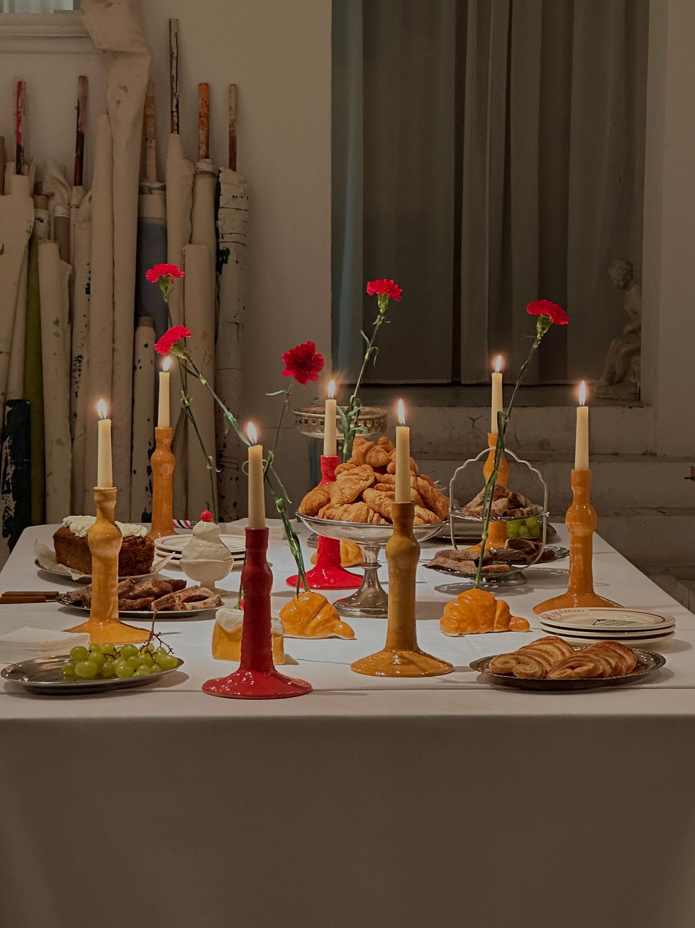 Miniatura: Candle Holder. Red