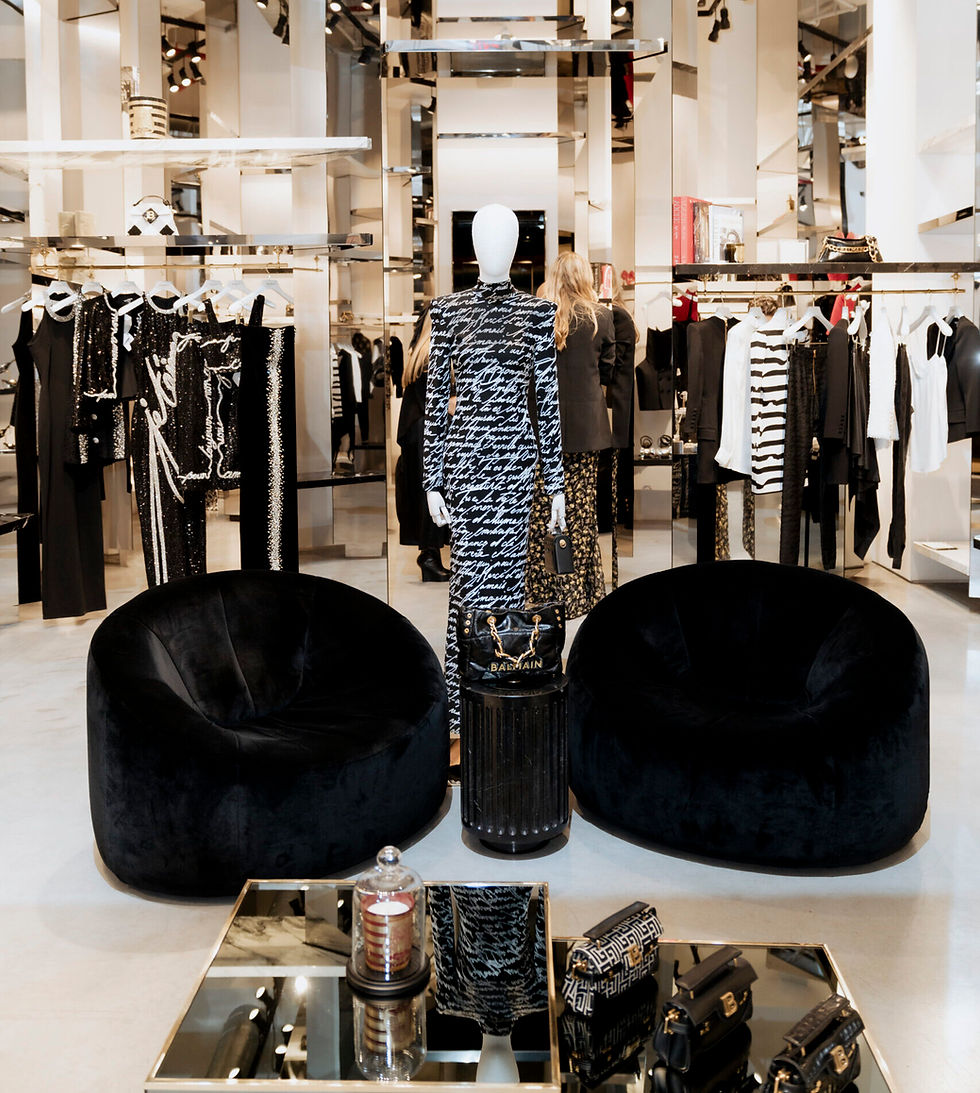 A glimpse inside of Balmain’s Madison Avenue boutique / All Images: Alena Kostromina