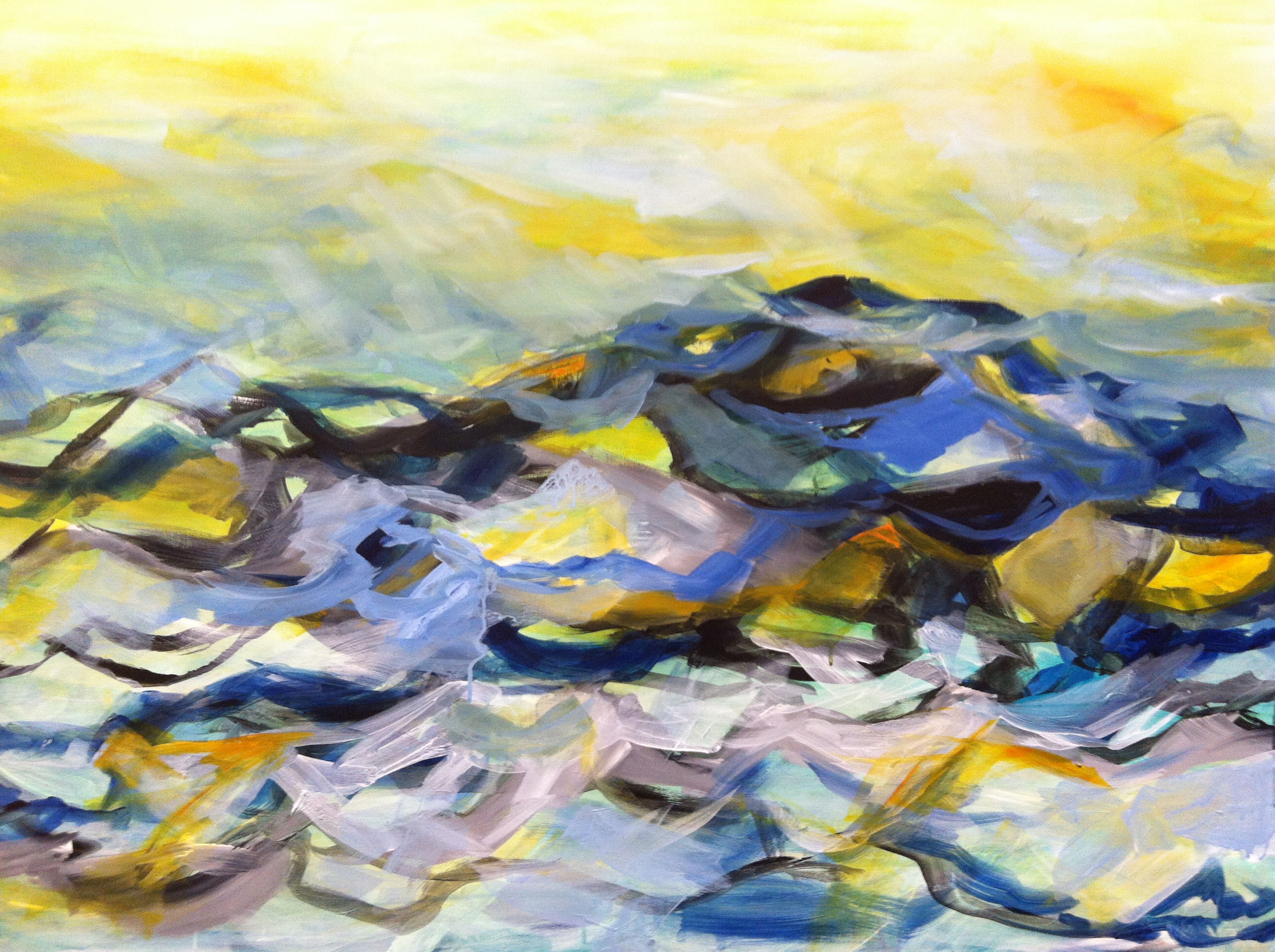 Moon Tide - Fine Art Giclee Print on Matte Canvas