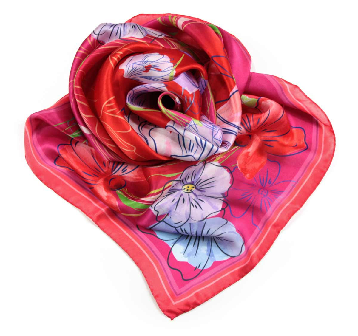 Intrecci floreali | Rosso