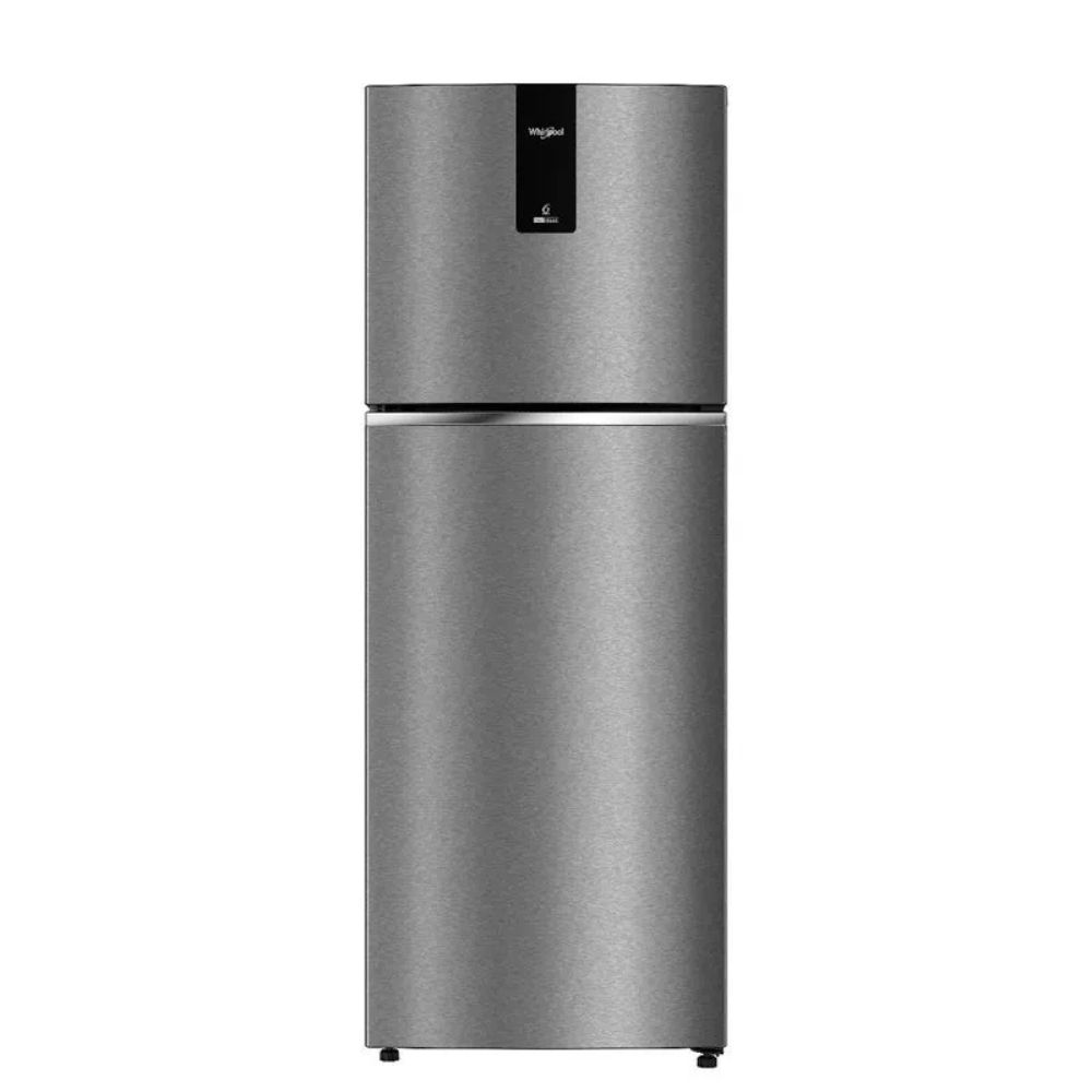 Whirlpool 235L 2 Star Frost Free Double Door Refrigerator - Athena Steel