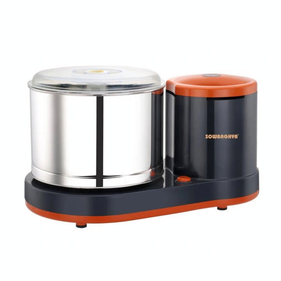 Sowbaghya 2L Table Top Wet Grinder-Gaya Grey