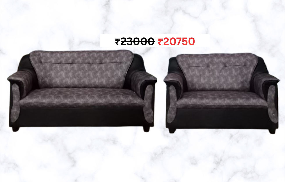 Thumbnail: Sofa Set Rexine - Butterfly Model