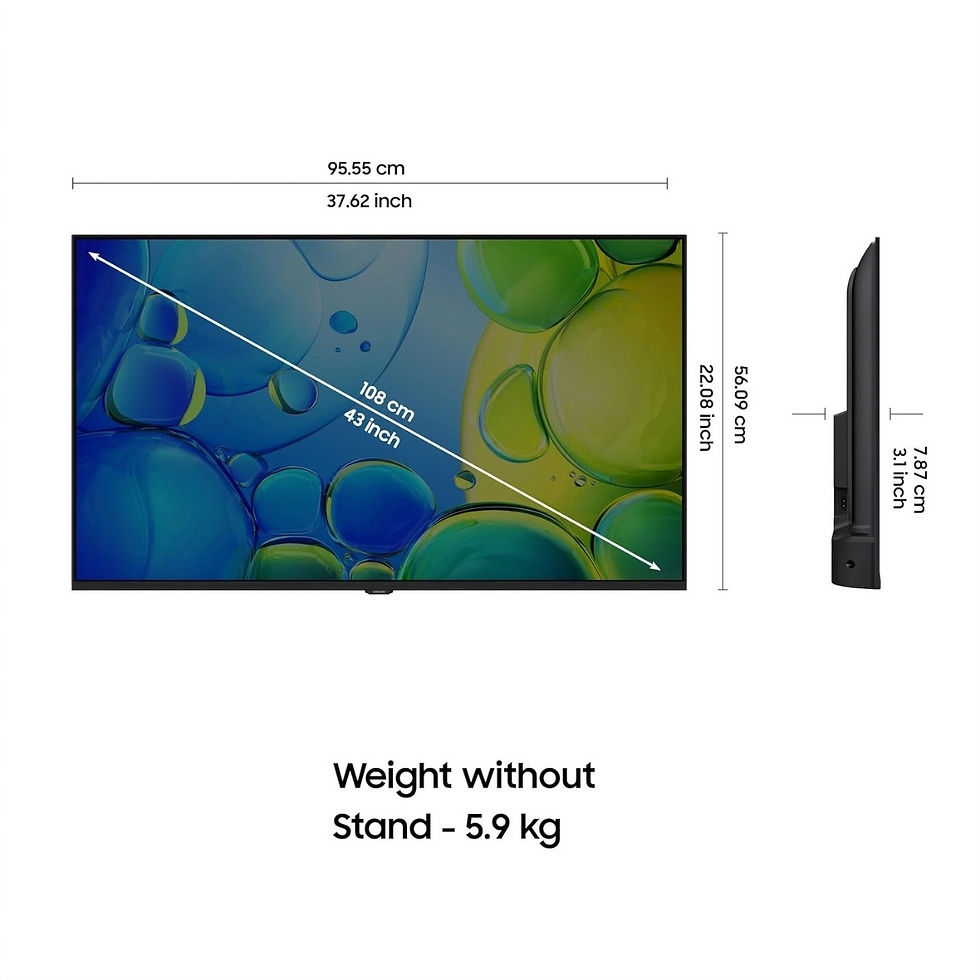 Thumbnail: Samsung 43 inch Full HD Smart LED TV UA43F5550FUXXL
