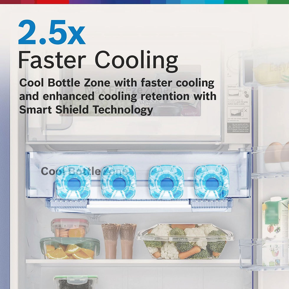 Thumbnail: BOSCH 207L 3 Star Direct Cool  Refrigerator CST20S23PI -FINE SILVER