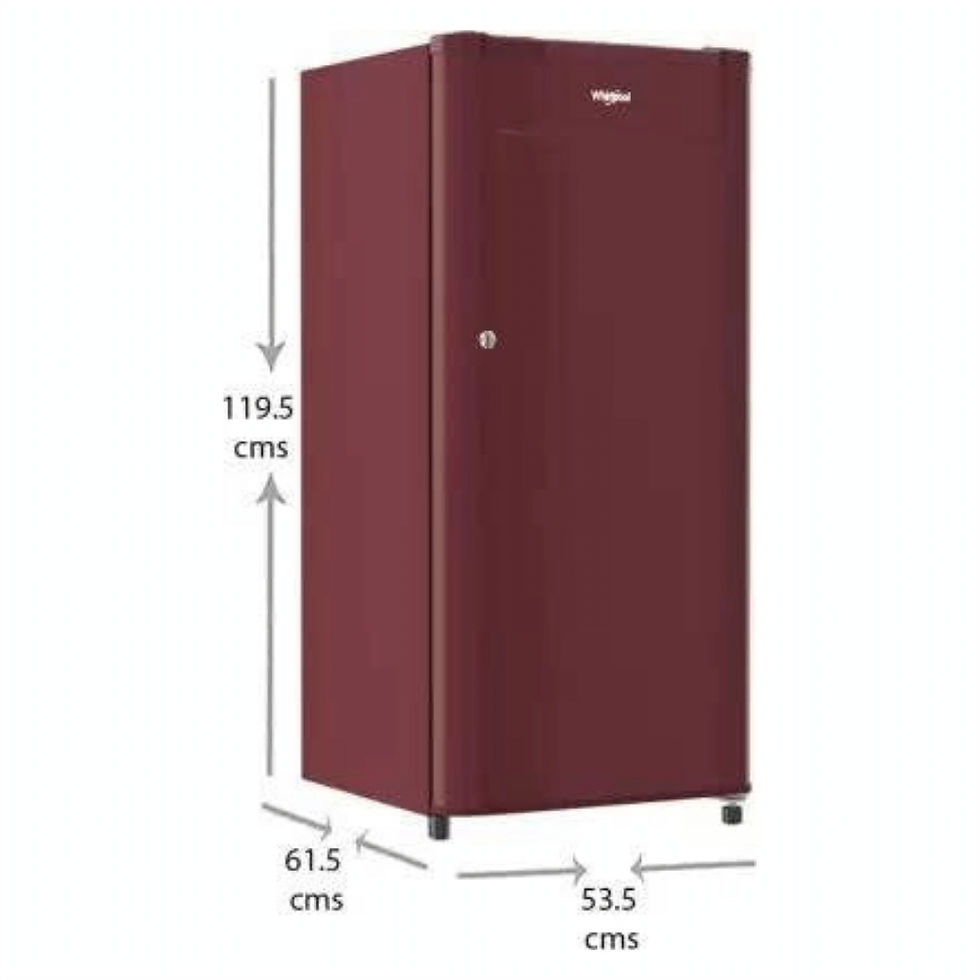 Thumbnail: Whirlpool 185L 1 Star Direct Cool Refrigerator-Genius Cls