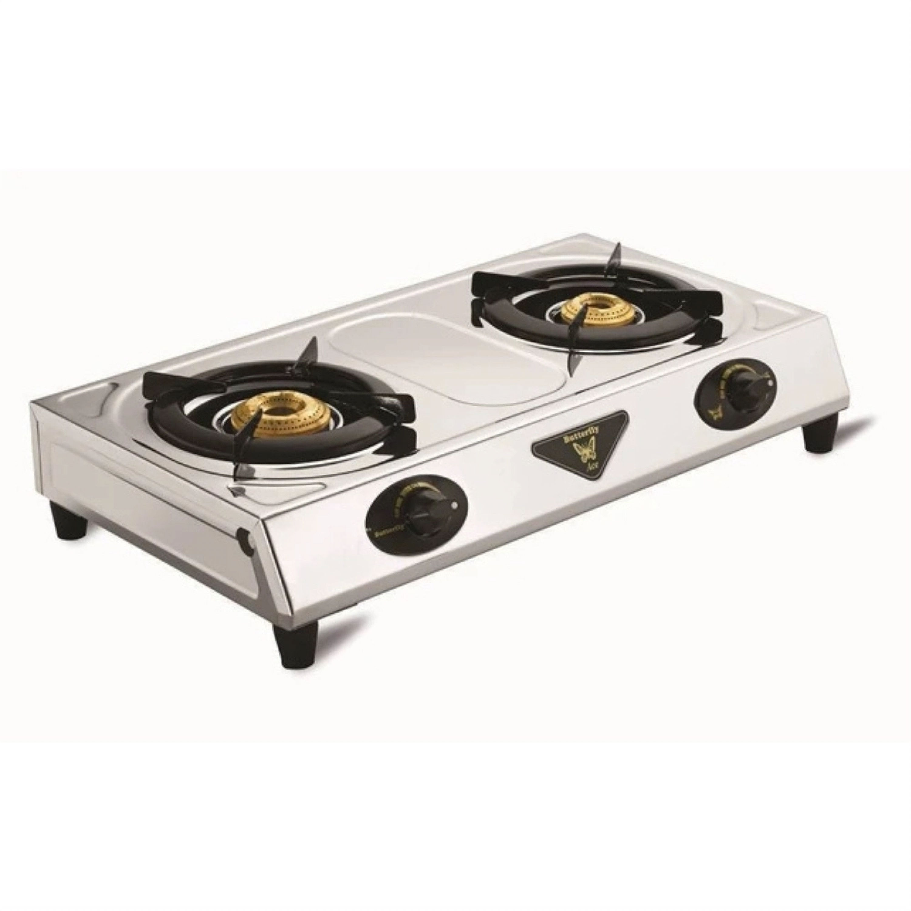 Butterfly 2 Burner Stainless Steel Gas Stove - ACE
