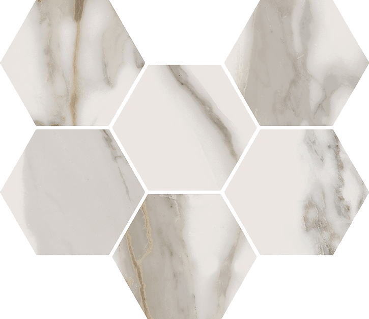 CHARME EVO CALACATTA MOSAICO HEXAGON_25X29_CER
